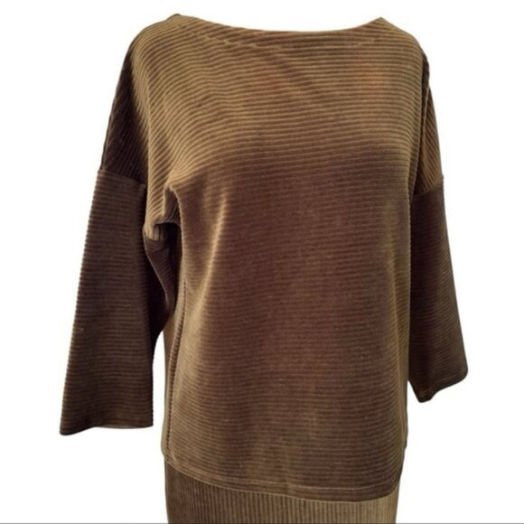 J. Jill Ribbed Velvet Skirt Set - Picture 2 of 7